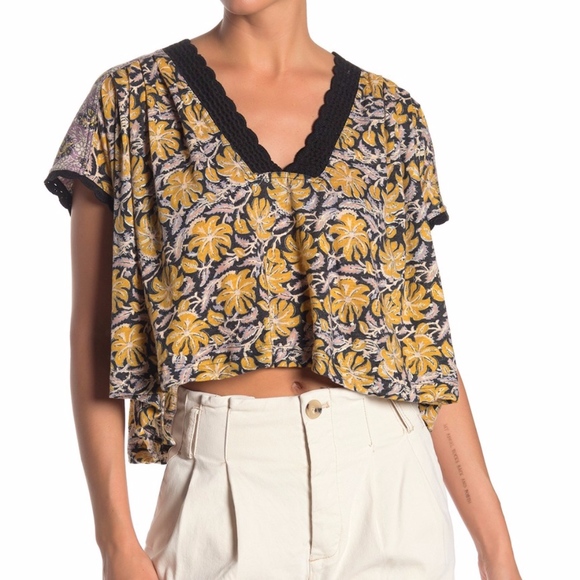 Free People Tops - NWT - Free People Leilani Print Top